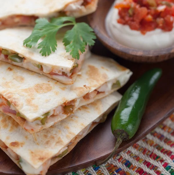 Pico de Gallo Chicken Quesadillas