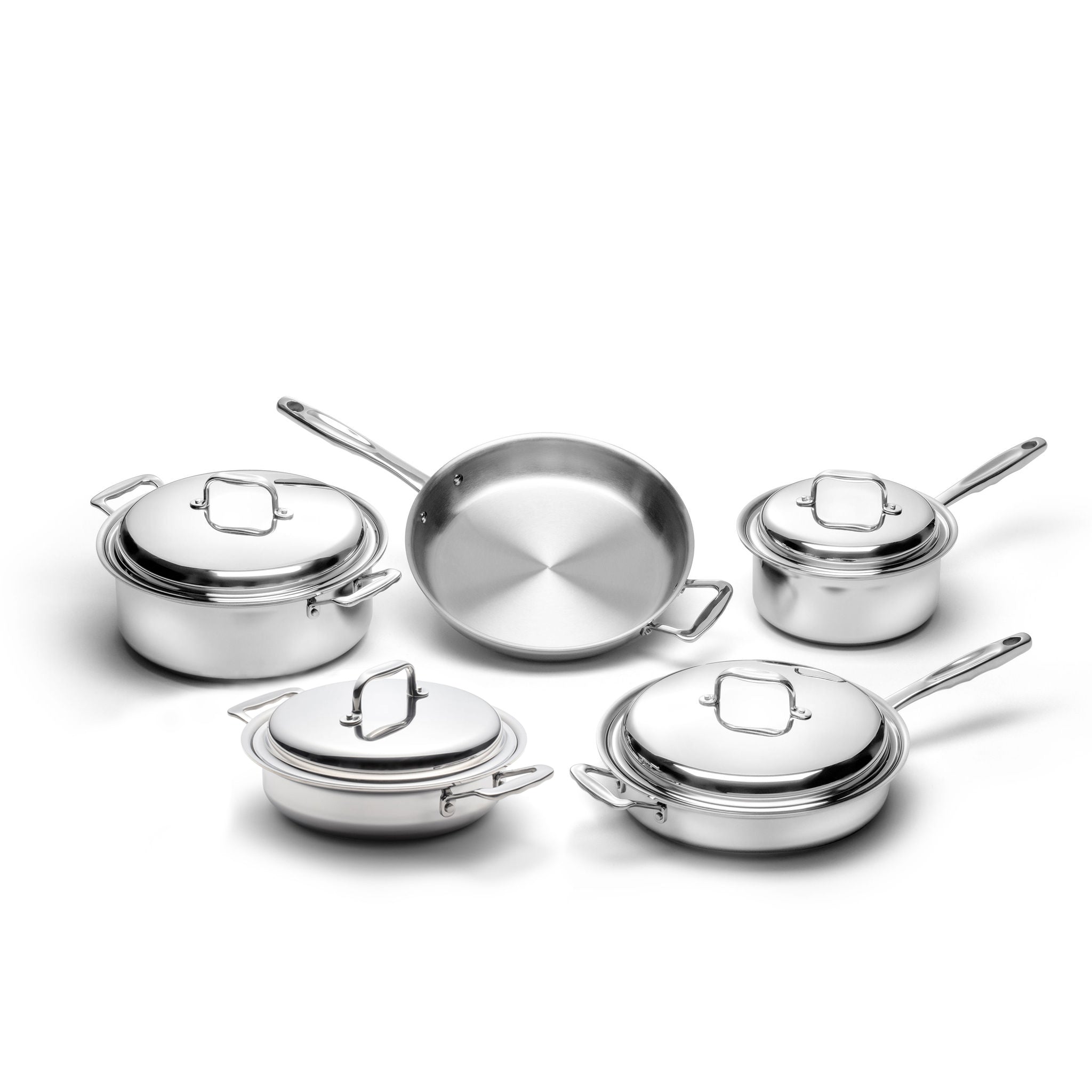 9 Piece Stainless Steel Cookware Set | 360 Cookware – 360 Cookware LAT